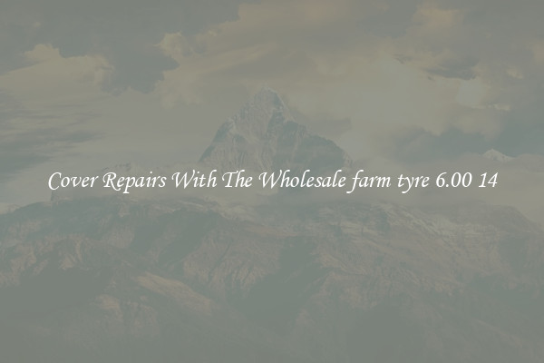  Cover Repairs With The Wholesale farm tyre 6.00 14 