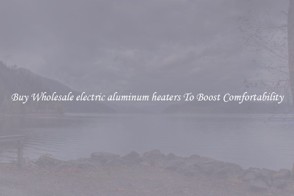 Buy Wholesale electric aluminum heaters To Boost Comfortability