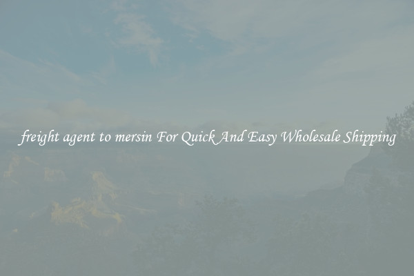freight agent to mersin For Quick And Easy Wholesale Shipping