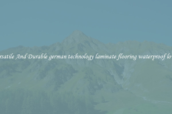 Versatile And Durable german technology laminate flooring waterproof lowes