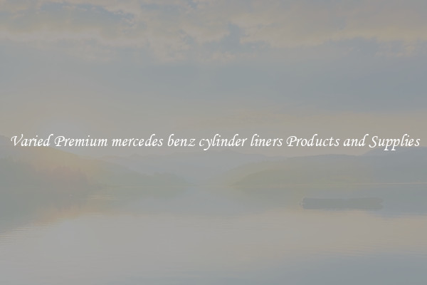 Varied Premium mercedes benz cylinder liners Products and Supplies
